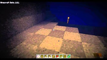 Minecraft 1.8.1 BUG! Light Underwater [HD]