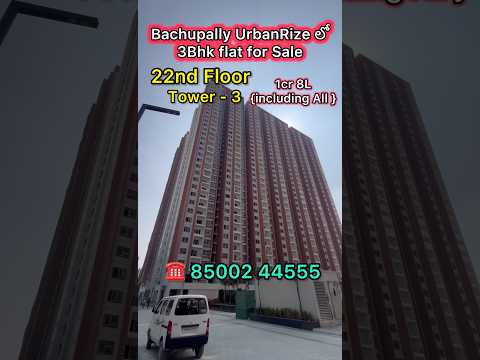 3Bhk FlatForSale in Bachupally-Hyderabad