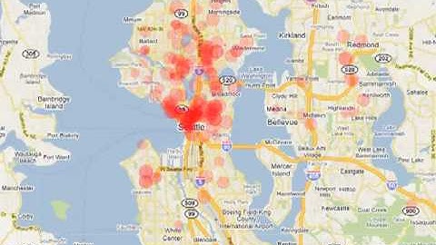 OneBusAway - Frequency of Stop Access Over 24hrs