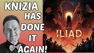 Iliad 2 Player Abstract Game Review by Reiner Knizia!