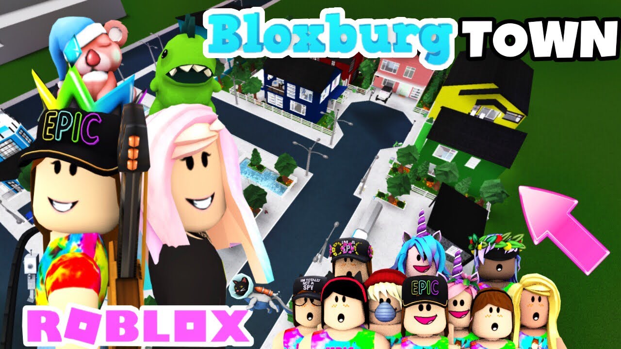 Tour Of My Sisters Bloxburg Town Roblox Youtube - nezi plays roblox fan group 3 roblox