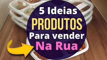 Qual o produto que mais vende na rua?