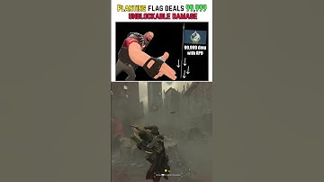 Planting Flag Deals 99,999 Unblockable Damage - Helldivers 2 #shorts