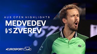 Daniil Medvedev v Alexander Zverev | Semi-Final | Australian Open 2024 Highlights 🇦🇺