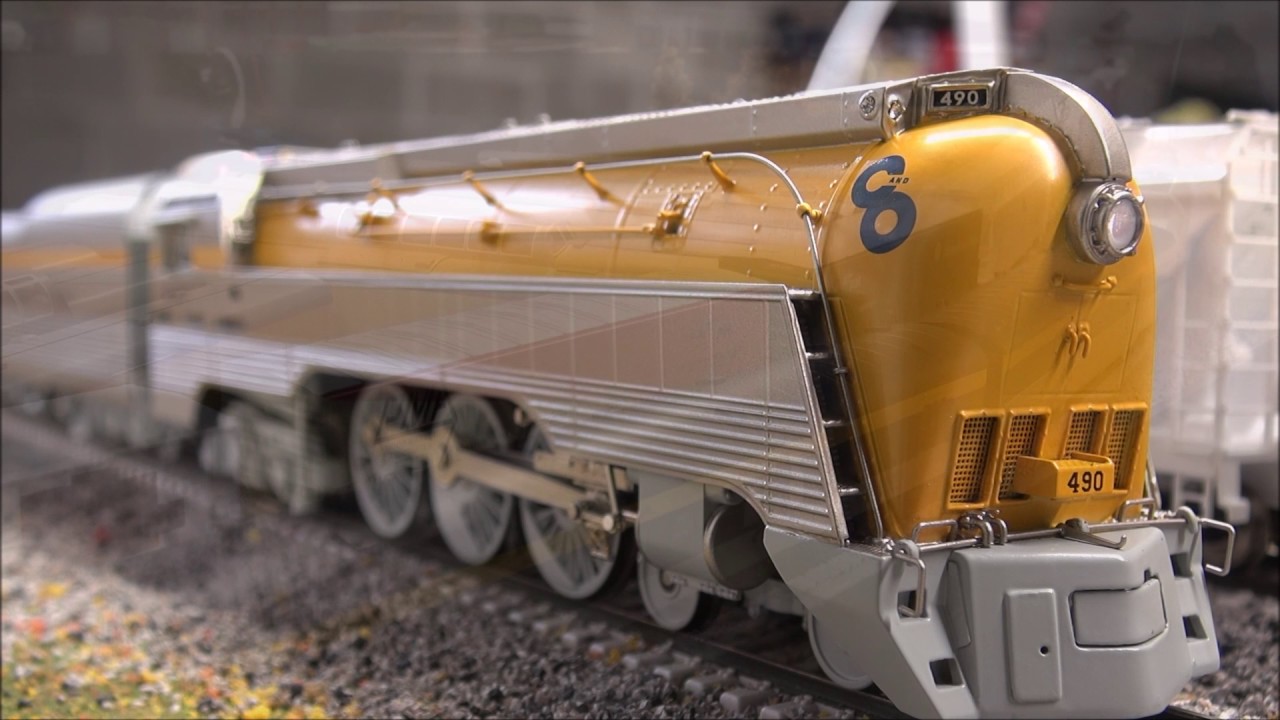 Review Broadway Limited C&O L1 Hudson 490 Steam Loco Brass Hybrid Paragon 3 YouTube