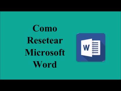 Video: ¿Cómo reinicio Microsoft Office 2007?