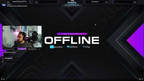 How to add an offline banner to Twitch Channel
