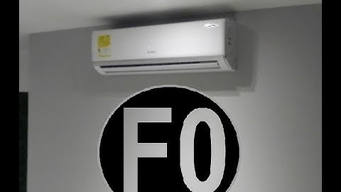 F0 aire acondicionado, código de error F0
