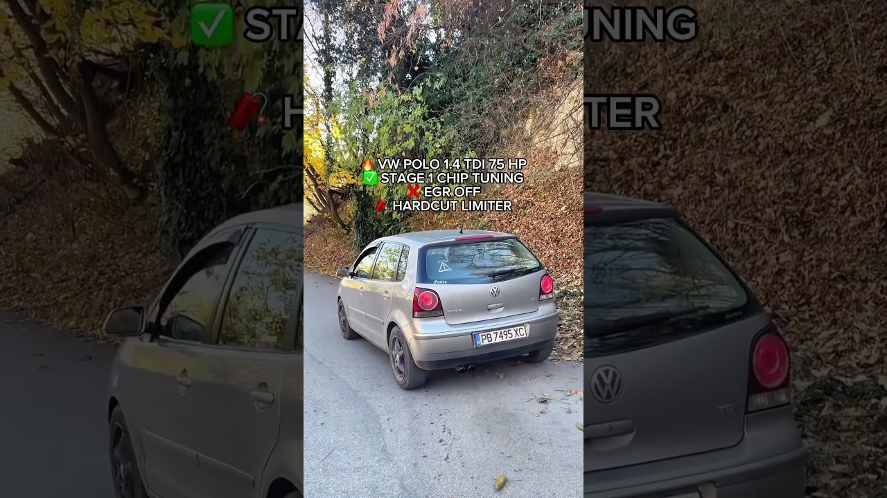 VW POLO 1.4 TDI 75 HP Stage 1 Chip Tuning Remap Hardcut Limiter tuned by OKPERFORMANCE PLOVDIV 🔥