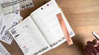 September monthly setup in my hobonichi cousin
