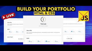 Build a Personal Portfolio Website with Just HTML & CSS – Beginner Friendly!