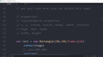 CODE ZERO [10] - Property Methods - #JavaScript for the #HTML #Canvas #CreateJS #ZIMjs