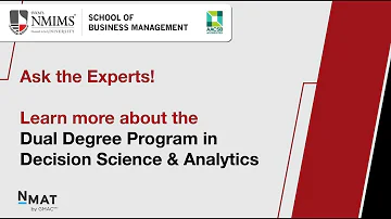 Gain the competitive edge over the others with NMIMS' dual degree program