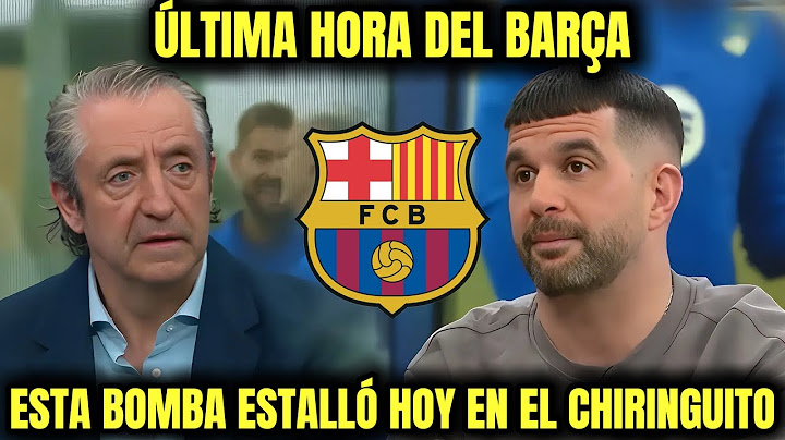 💥 ¡POLÉMICA ABSOLUTA! LA DIRECTIVA DEL BARCELONA LO CONFIRMÓ HOY — ¡EL CHIRINGUITO LO DESTAPA TODO!