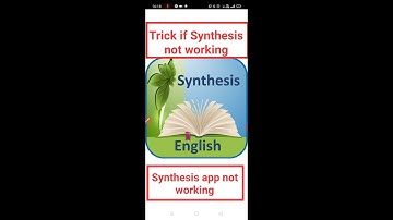 What to do if Synthesis app is not working ? (Tricks for synthesis app) #Homoeonation
