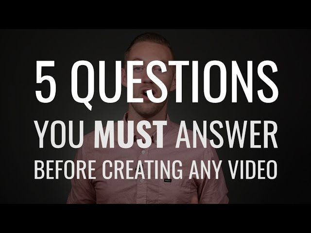 5 important questions to answer when starting a  channel