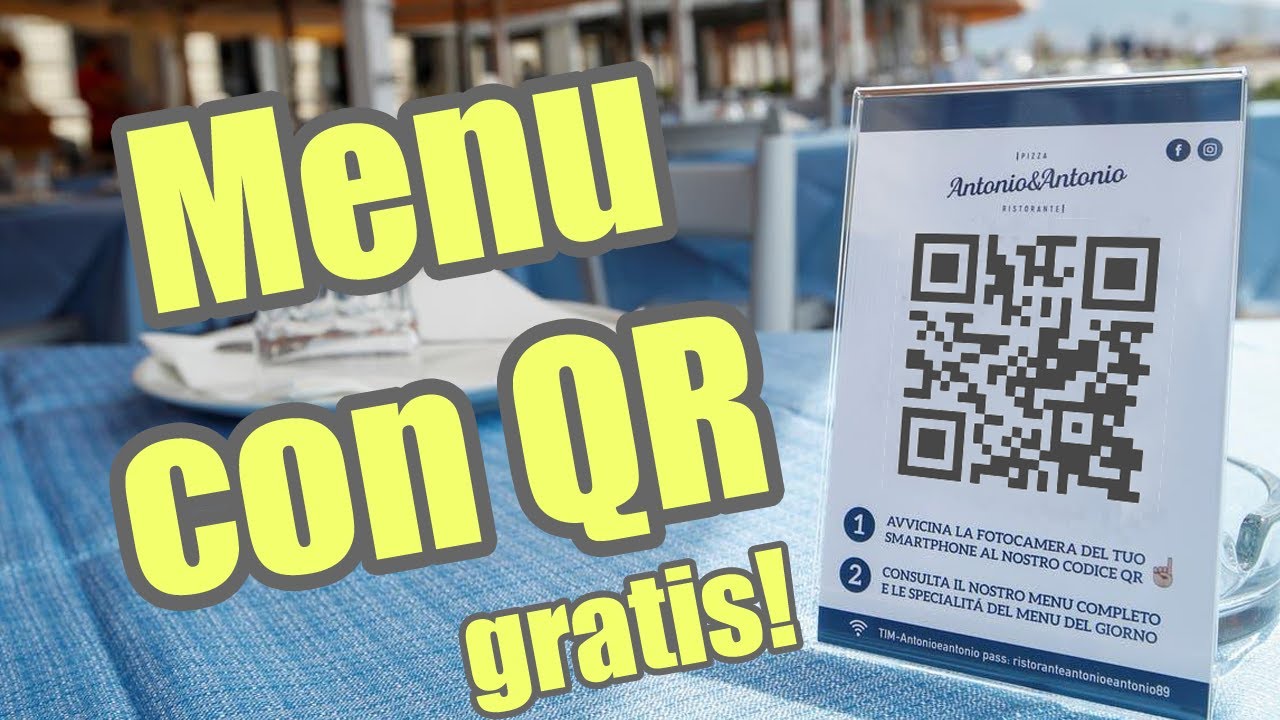 COMO CREAR MENU CON CODIGO QR (facil, rapido y gratis)
