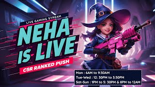 Neha Gaming is Back 🔥 Free Fire Live Gameplay 🤯 #freefirelive #foryou #nehagaming
