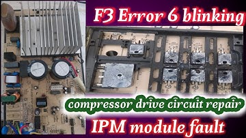 F3 Error repair, megmeet pcb. IPM MODULE FAULT #35