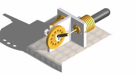 Stirling Engine Animation