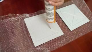 How to fix Hampton Inn Sliding barn door mirror by glue