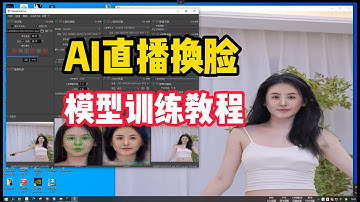 deepface换脸软件使用教程AI换脸模型训练DFM教学