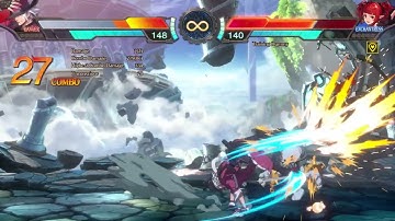 DNF Duel Ranger 5B intermediate DMG Combo [Subtitles for Notations]