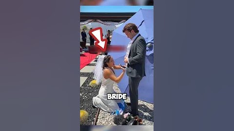 Wedding prank goes TOO FAR 😳