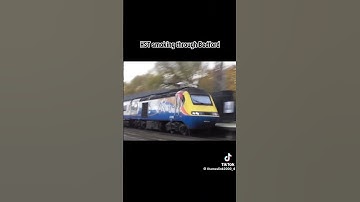 HST Class 43 passing Bedford with a horn