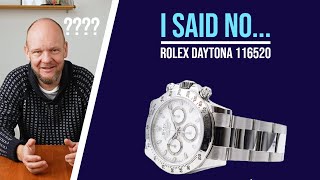 Why I turned down the Rolex Daytona 116520 Profile