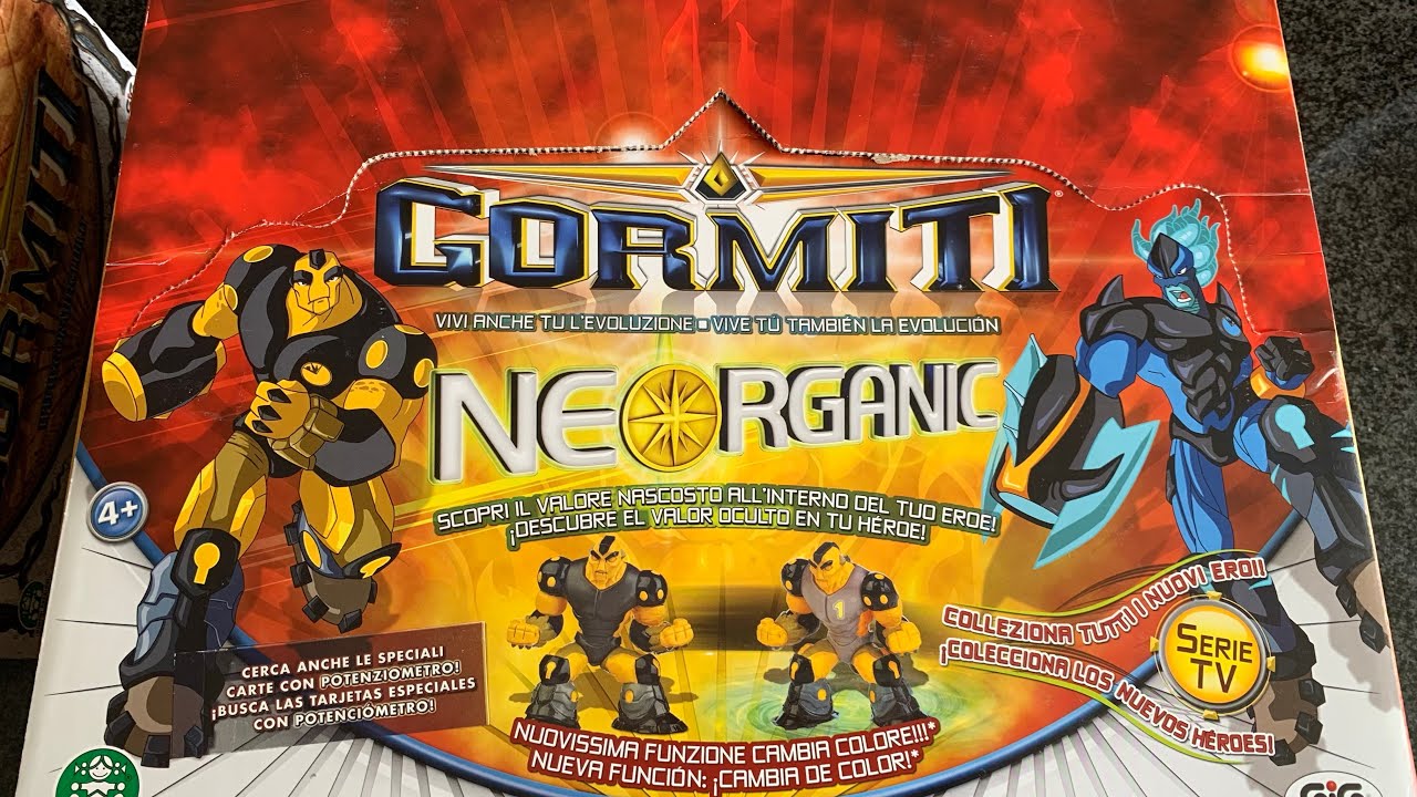 GORMITI UNBOXING - 50 BUSTINE NEORGANIC - GIOCHI PREZIOSI 2011