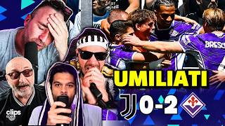 JUVENTUS - FIORENTINA 0-2 | SPALLETTI VATTENE! ADESSO BASTA! I SENATORI HANNO RESO LA JUVE MEDIOCRE!