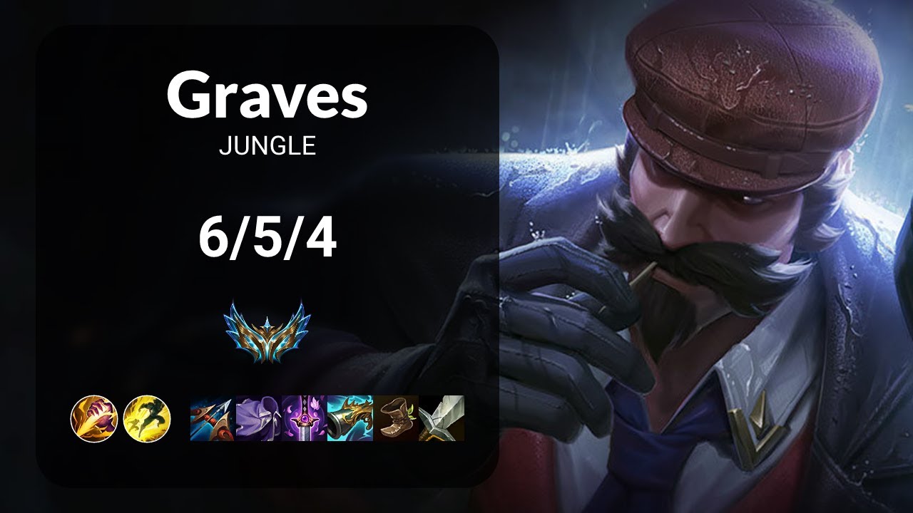 Graves vs Elise JUNGLE - KR CHALLENGER Patch 14.23