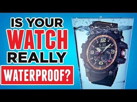 water resistant versus waterproof watch