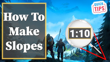 Valheim - How To Make Slopes