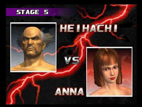 Tekken 3 ( PS1 ) - Heihachi - Arcade Mode - Arranged Music ( July 27, 2018 )