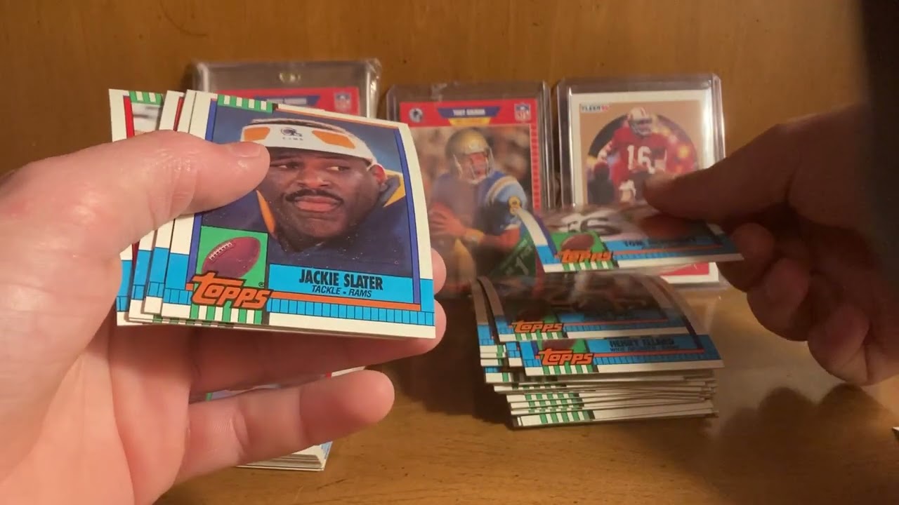 1990 topps football complete set! Stearling sharpe auto!