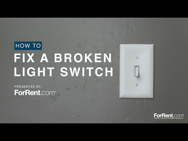 Push Button Light Switch Sticking