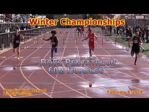 2019 TF Winter Championships Pent 60H Boys 2 Heats