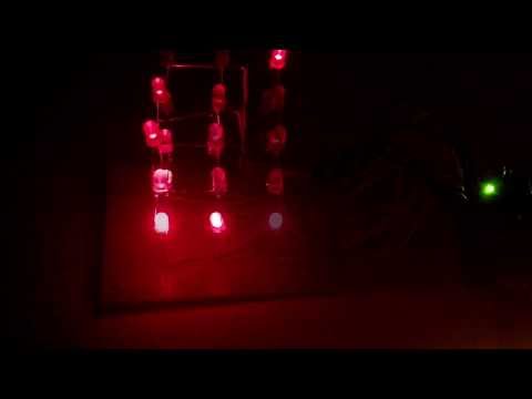 [Demo] Arduino - LED Cube 3x3x3