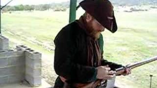 Shooting a Flintlock Rifle