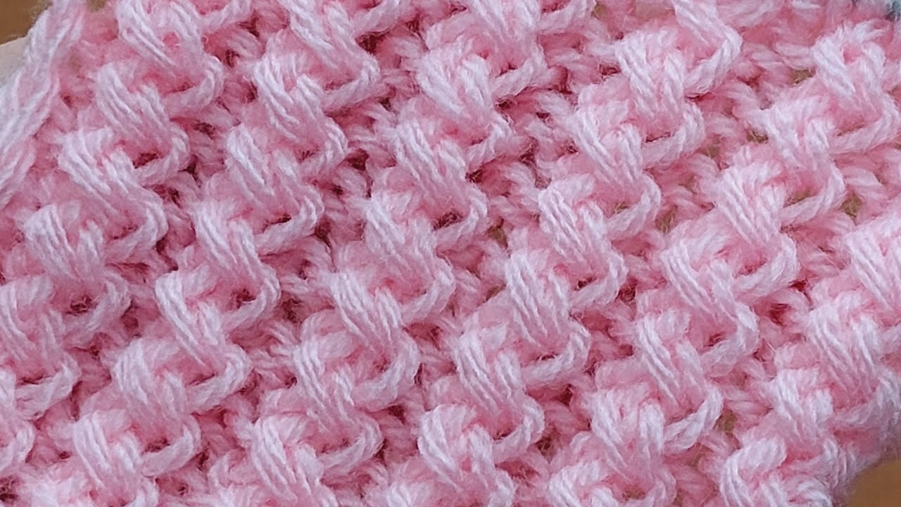 Рельефный узор спицами для жилета, шапочки , туники. 