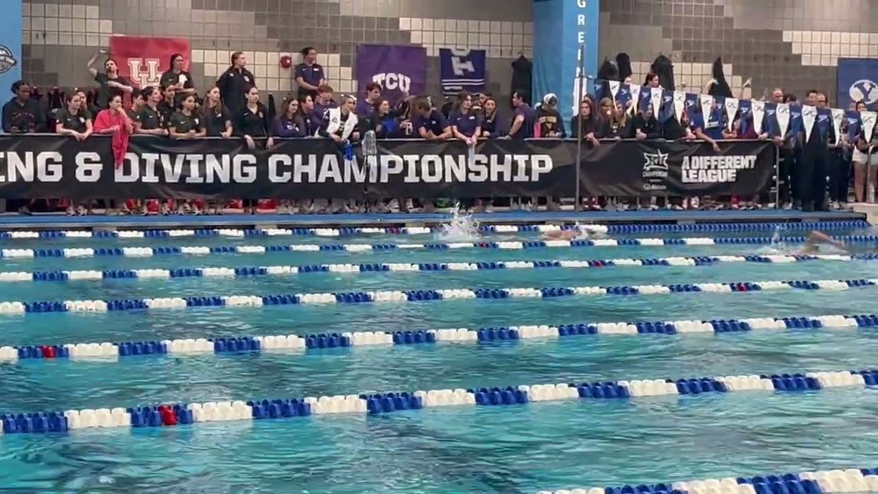 Women’s 500 freestyle C final Big 12 championships, Arizona State University