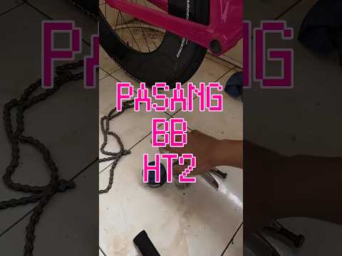 Cara Memasang BB HT 2 tanpa kunci BB HT 2 #cara #tutorial #bike #sepeda #mechanic