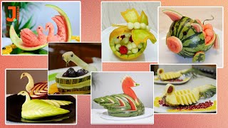7 SUPER DECORACIONES EN LA FRUTA | Ideas para cortar la fruta como un profesional | Tallar la fruta