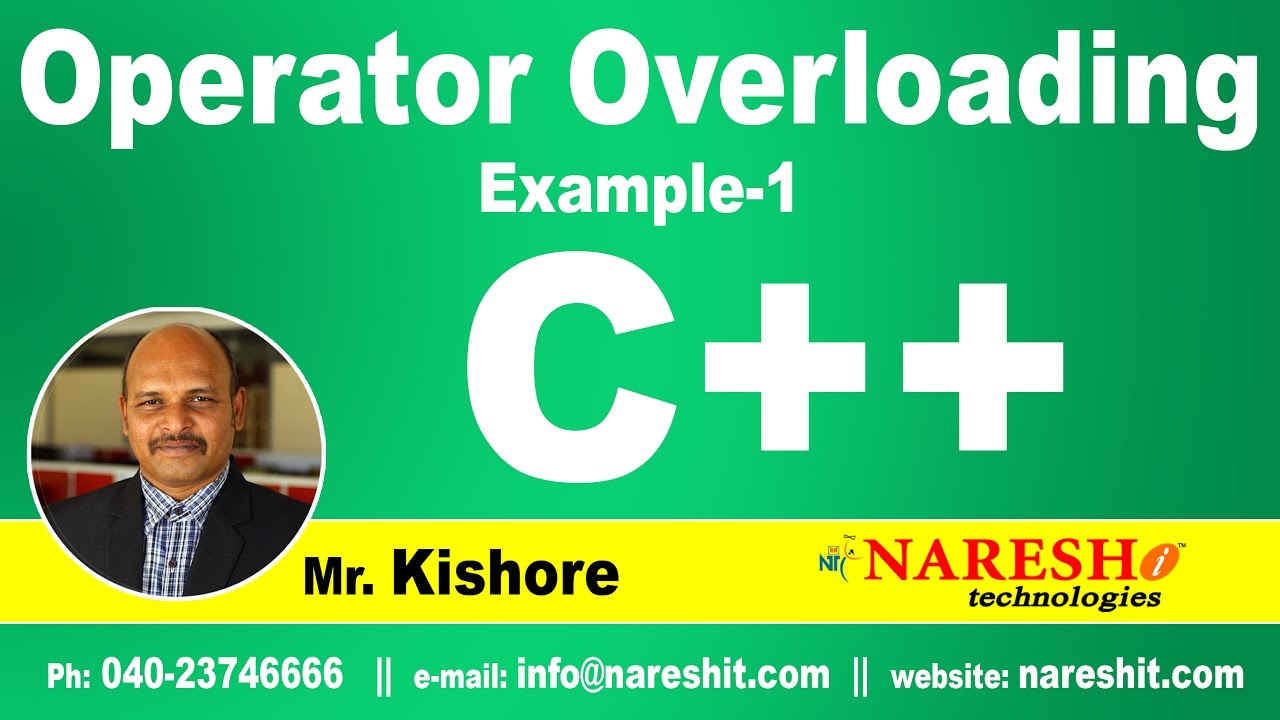 C++ Lecture 7 Function/operator overloading - ppt video online download