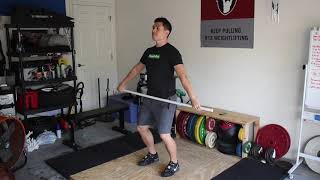 Snatch High Pull (Power Position) // Keep Pulling Weightlifting Exercise Demonstration
