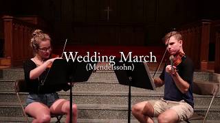 Wedding March (Mendelssohn) - Violin Duet