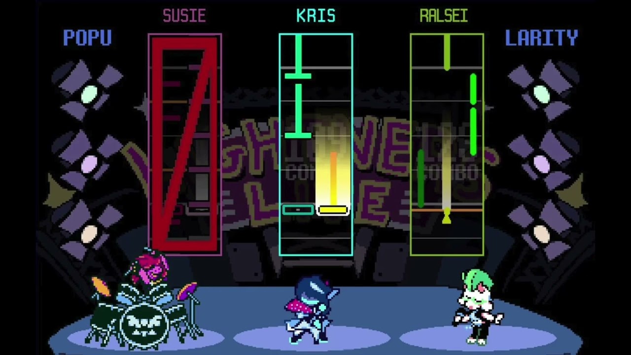 Deltarune Chapter 3 - Tenna Battle Theme Rock Minigame Mashup