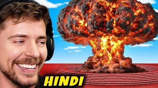 Double Your Money Every Explosion You Survive In Hindi | Mr Beast Hindi | Mrbeast in Hindi |  😍